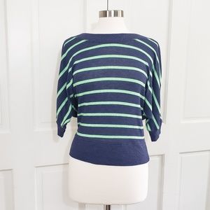 PoofW Striped Scoop Neck Sweater